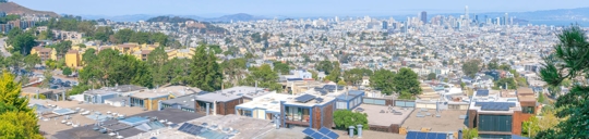 Wide shot of San Francisco