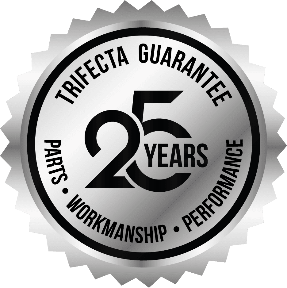 25 Years - Trifecta Guarantee